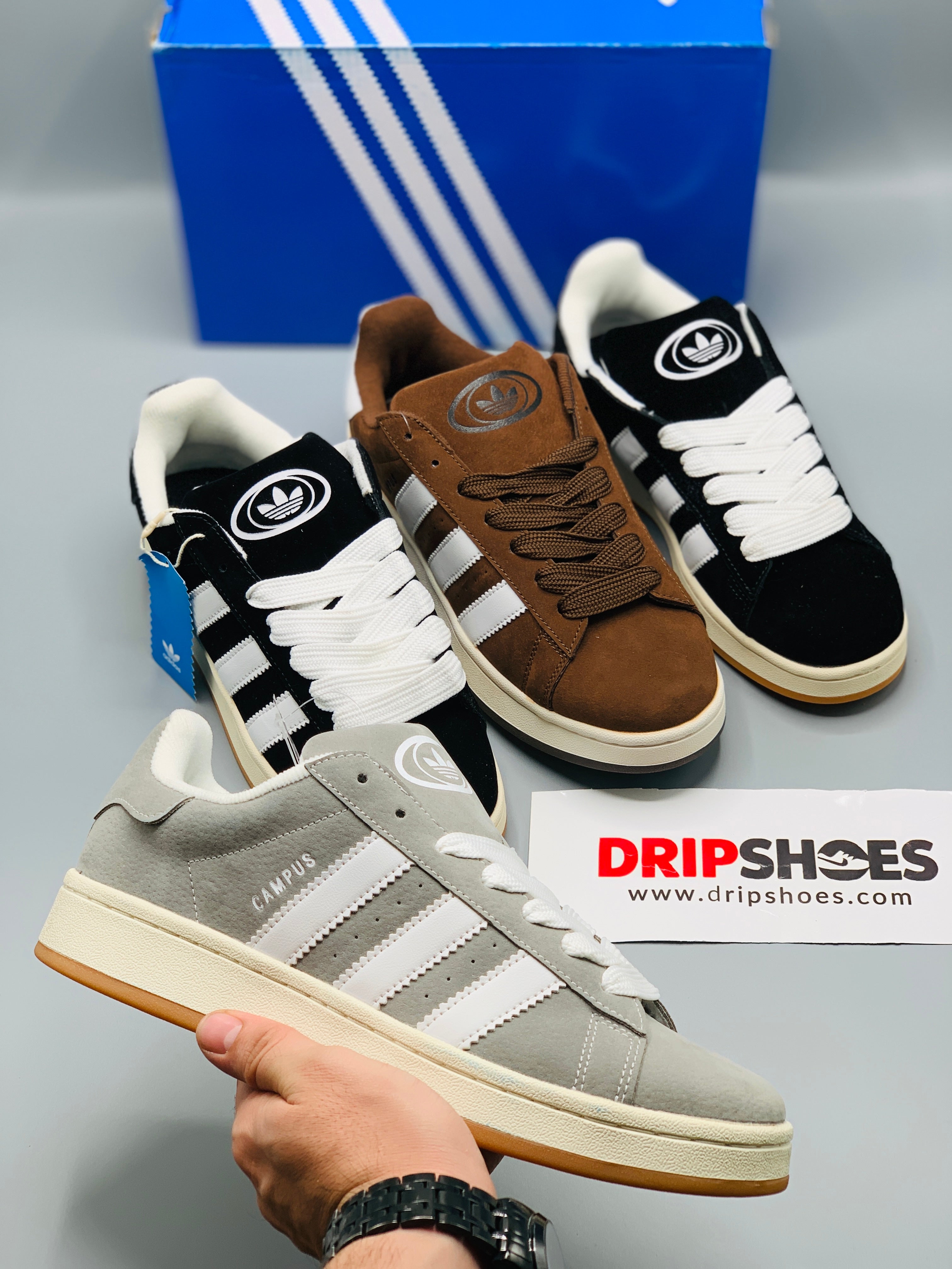 Adidas Campus Grey/White