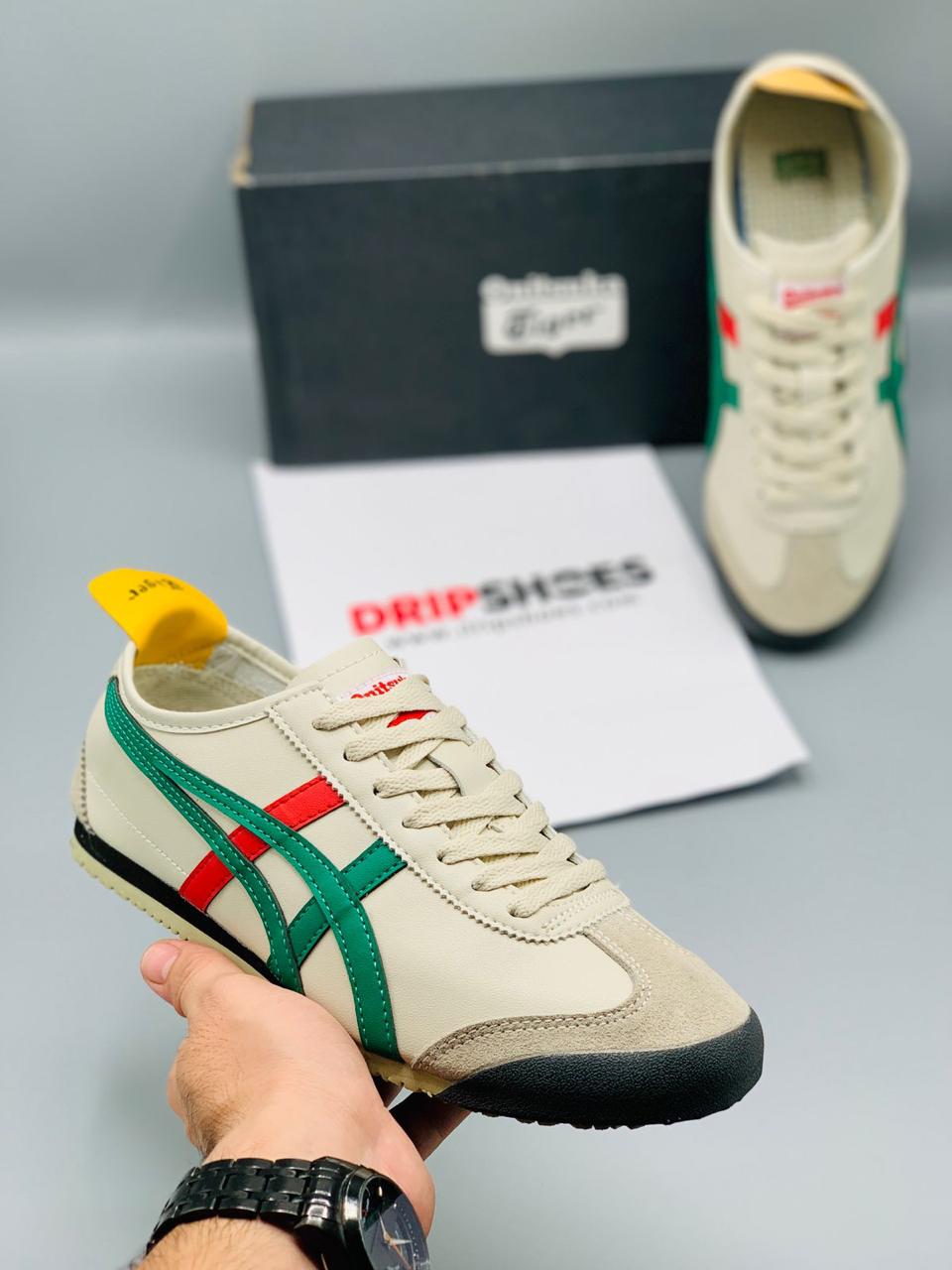 Onitsuka Tiger Mexico 66 "Beige/Green/Red"