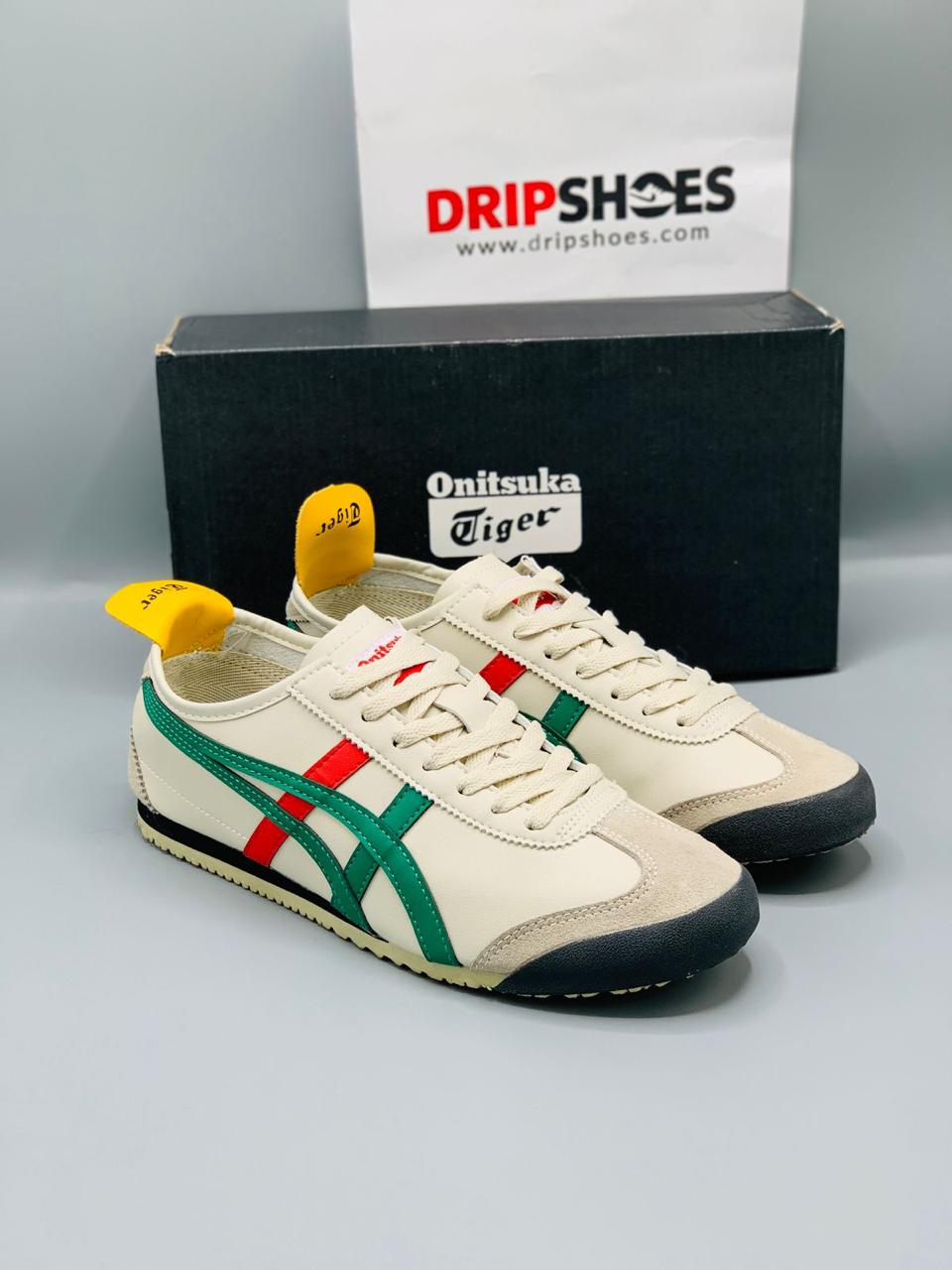 Onitsuka Tiger Mexico 66 "Beige/Green/Red"