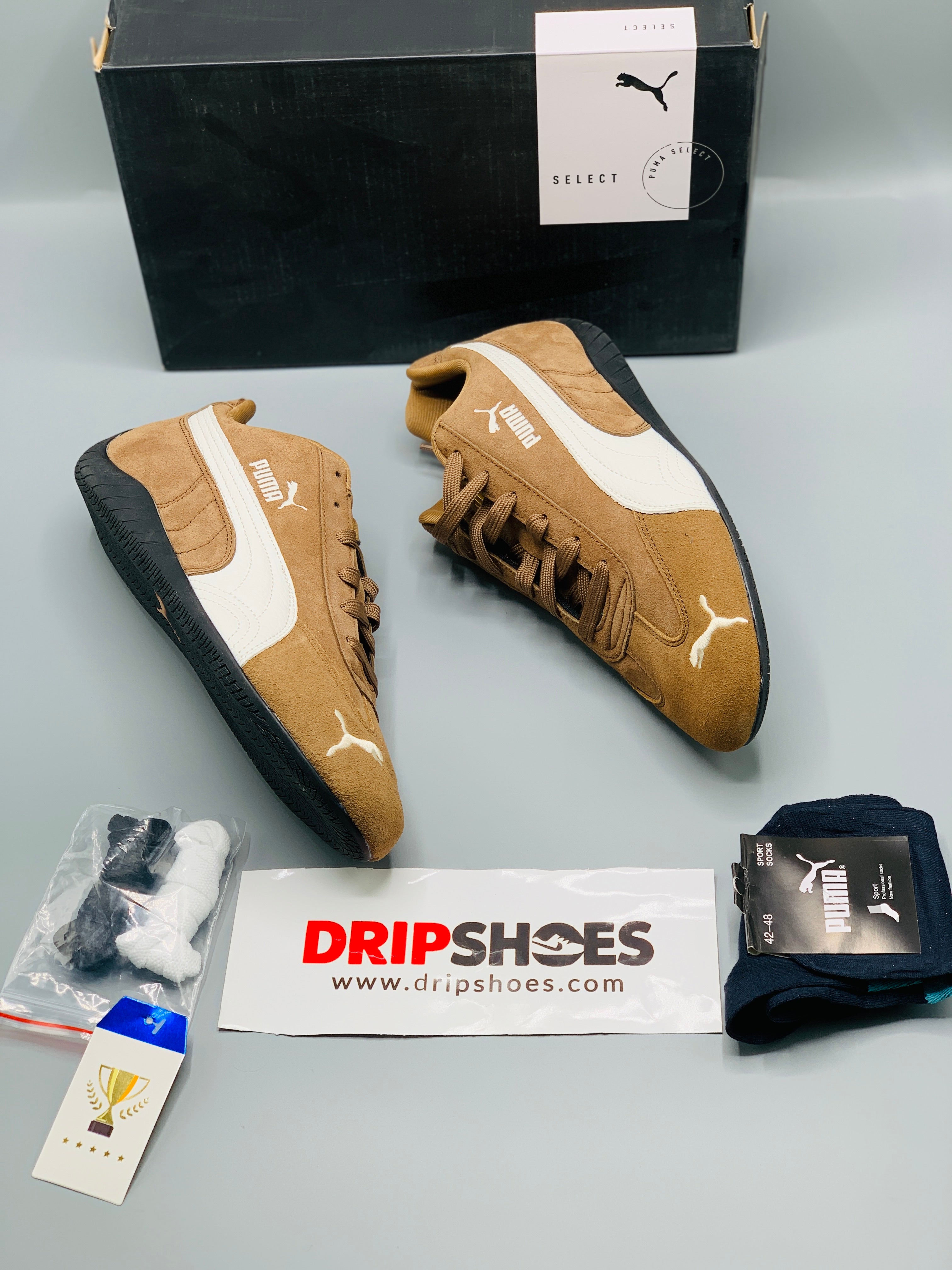 Puma Speedcat OG Sneaker "Brown/White"